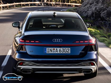 Audi A6 Limousine 2025 - Heckansicht