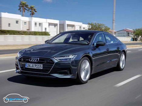 Audi A7 Sportback - Farbe: Tritonblau