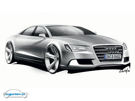 Audi A8 - Designskizze