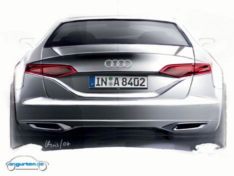 Audi A8 - Designskizze