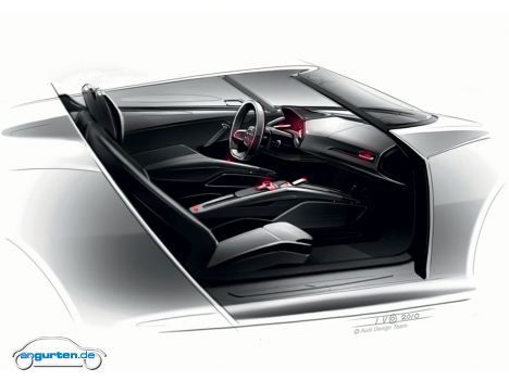 Audi e-tron Spyder - Designskizze