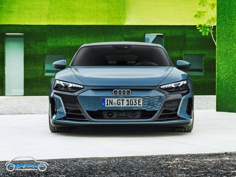 Audi e-tron GT - Aber chic isser scho. Auch die Werte des Wagens.