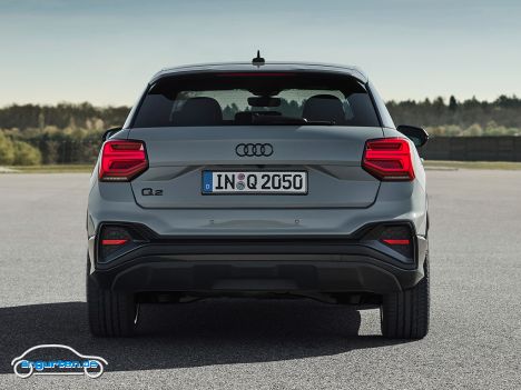 Audi Q2 Facelift 2021 - Heckansicht
