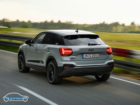 Audi Q2 Facelift 2021 - Heckansicht