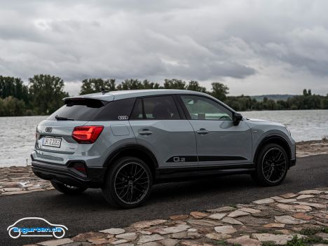 Audi Q2 Facelift 2021 - Heckansicht