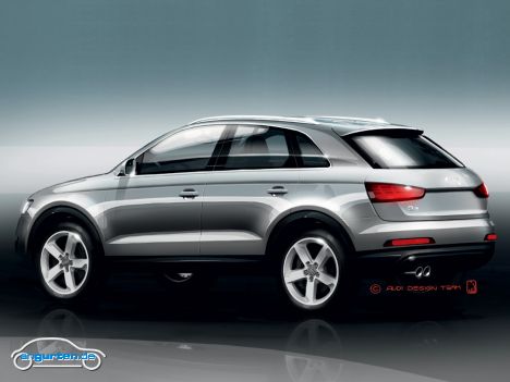 Audi Q3 - Designskizze