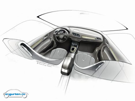 Audi Q3 - Designskizze