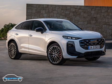 Audi Q3 Sportback (2026) - Die Bilder sind alle vom e-hybrid, die normalen Verbrenner sind allerdings bis auf die E-Tankklappe.