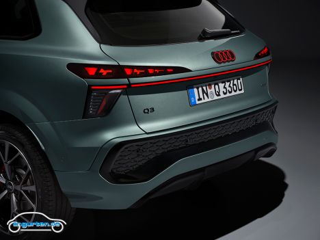 Audi Q3 SUV (FJ, 2026) - Heckansicht Detail