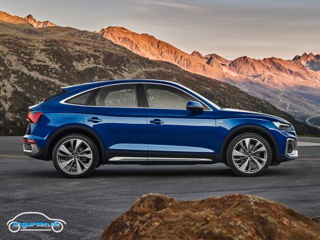 Audi Q5 Sportback 2021 - Seitenansicht