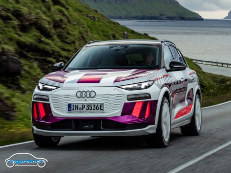 Audi Q6 e-tron: Prototyp - Frontansicht