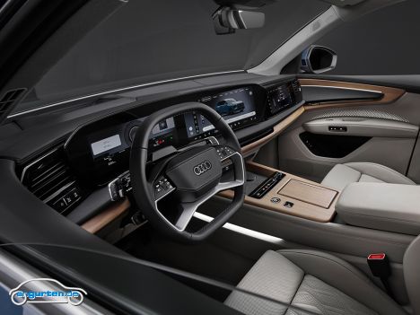 Audi Q7 (2027) - Das Holzdekor ist ein für Audi eher ungewohnter Anblick.