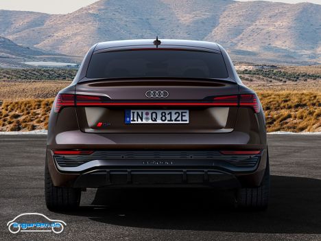 Audi Q8 Sportback e-tron 2023 - Heckansicht