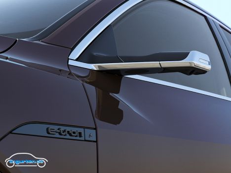 Audi Q8 Sportback e-tron 2023 - Virtuelle Außenspiegel (Kamera)