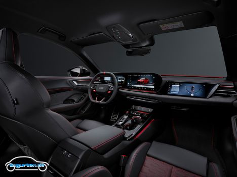 Audi RS 5 Avant (2026) - Bei den Bildschirmen fehlt eigentlich nur noch, dass die Welt außen komplett auf Screens in den Scheiben dargestellt wird.