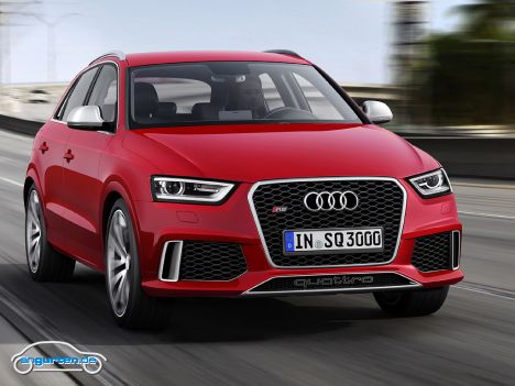 Audi macht Dampf beim Q3: Der RS Q3 leistet 310 PS und 420 Nm Drehmoment.