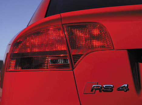 Audi RS4, Heckleuchte des RS4