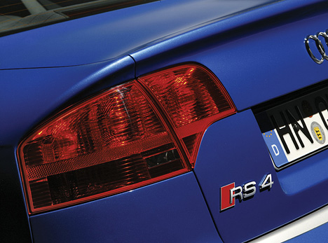 Audi RS4, Heckleuchte des RS4
