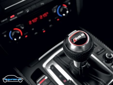 Audi RS5 - Schaltung und Mittelkonsole