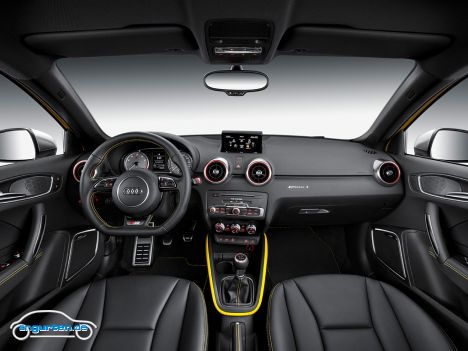 Audi S1 Sportback - Die Höchstgeschwindigkeit ist bei 250 Kilometer / Stunde abgeregelt.