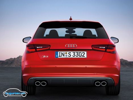 Audi S3 - 380 NM Drehmoment schieben den neuen Audi S3 in 5,1 Sekunden von Null auf 100.