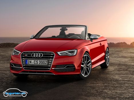 Audi S3 Cabrio - Bei Audi gibt es im Frühjahr 2014 die große S-Offensive. Ein Vertreter ist das S3 Cabrio, das im Frühsommer auf den Markt kommen soll.