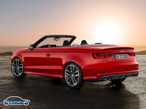 Audi S3 Cabrio - Wie die anderen Vertreter des S3 auch, wird das Cabrio von einem 2.0 TFSI-Motor mit 300 PS und 380 Nm Drehmoment angetrieben.