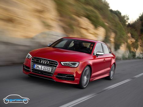 Audi S3 Limousine - Das Motorenangebot der A3 Limousine hört bei 180 PS auf. Wem das nicht genug ist, der kann zum S3 greifen.