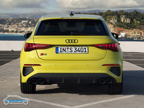 Audi S3 Sportback 2021 - Heckansicht