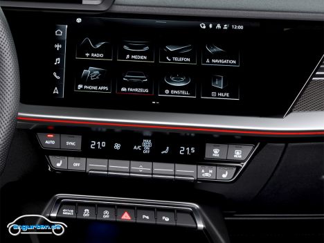 Audi S3 Sportback 2021 - Infodisplay