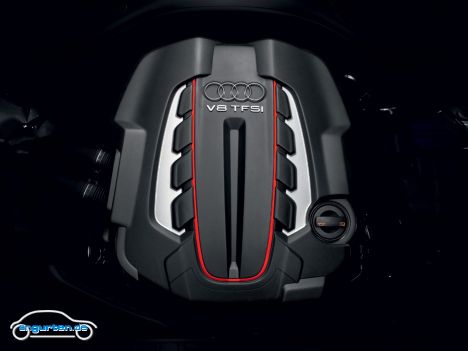 Audi S7 Sportback - Der neue 4.0 TFSI-V8-Motor erreicht 420 PS und ein Drehmoment von 550 Nm.