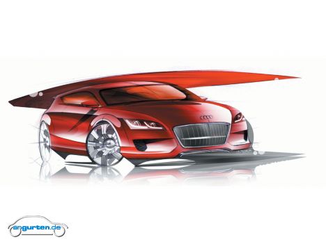 Audi Shooting Brake, Designskizze Exterieur