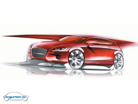 Audi Shooting Brake, Designskizze Exterieur