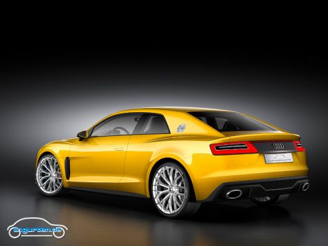 Audi Sport quattro concept - Da werden die meisten nur die Rücklichter sehen.