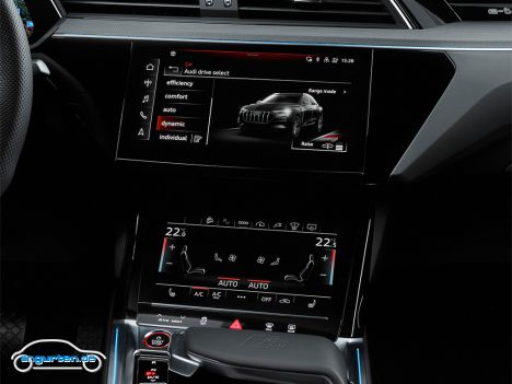 Audi SQ8 Sportback e-tron 2023 - Mittelkonsole