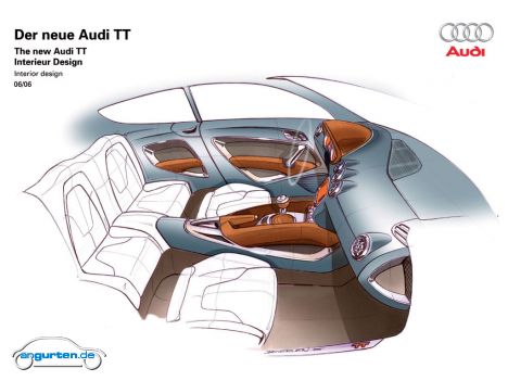Audi TT Coupe - Designskizze