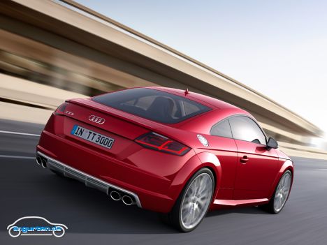Audi TTS Coupe 2014 - Im Vergleich zum Vorgänger ist die Leistung um fast 40 PS angehoben.