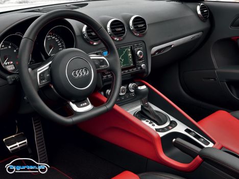 Audi TTS Roadster - Das Cockpit ist deutlich sportlicher als im Serien-TT