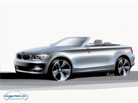 BMW 1er Reihe Cabrio, Designskizze