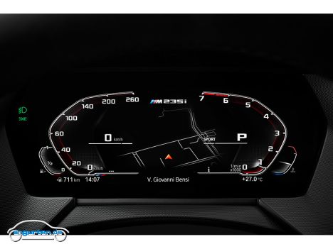 BMW 2er Gran Coupe 2020 - Digitale Instrumente