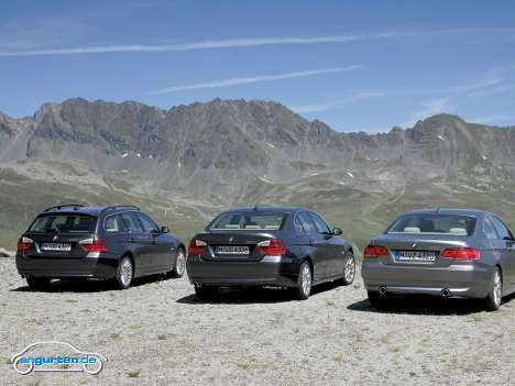 BMW 3er Coupe - Limousine, Touring und Coupe im Vergleich