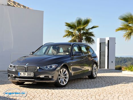 BMW 3er Touring - Mineralgrau, Front