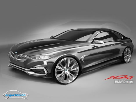 BMW 4er Concept Coupe - Designskizze