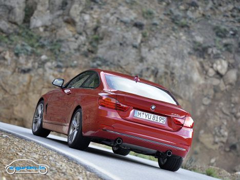 BMW 4er Coupe - Das 3er Design ist gut. Ohne Frage. Höhere Preise verspricht sich BMW allerdings von der neuen Namensgebung und netten, kleinen Details.