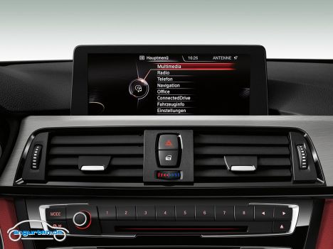 BMW 4er Coupe - Am Infotainment ändert sich zur 3er Reihe fast nichts.