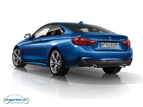 BMW 4er Coupe - Mit M-Sportpaket in Blau