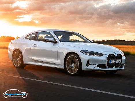 BMW 4er Coupe (G22) MJ 2021 - Wow. Was für eine Niere beim neuen 4er Coupe.