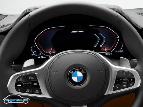 BMW 4er Coupe (G22) MJ 2021 - Instrumentendisplay - hier vom M440i