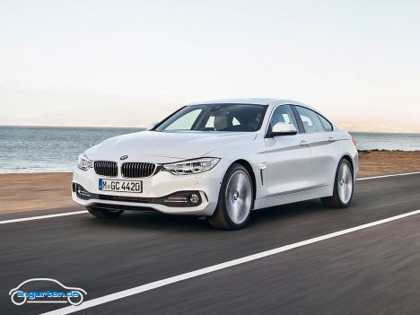 BMW 4er Gran Coupe - Die finalen Abmessungen hat BMW bislang noch nicht veröffentlicht. Das Gewicht liegt knapp 100 Kilogramm über dem 4er Coupe.
