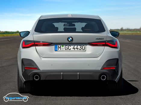 BMW 4er Gran Coupe - 2022 - Heckansicht